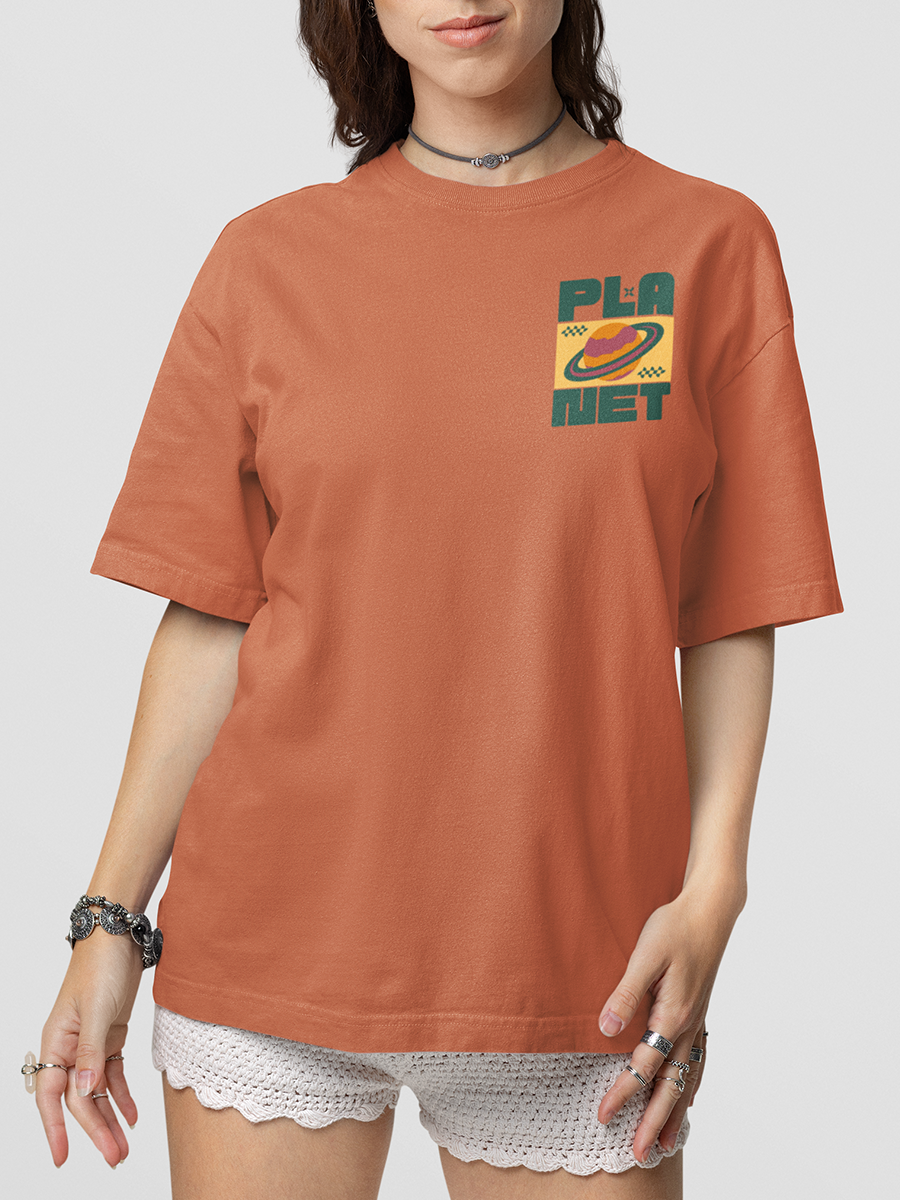 PLANET- WOMEN'S OVERSIZED T-SHIRT