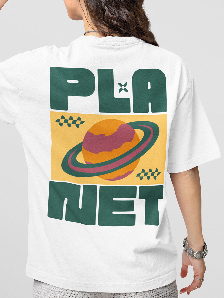 PLANET- WOMEN'S OVERSIZED T-SHIRT