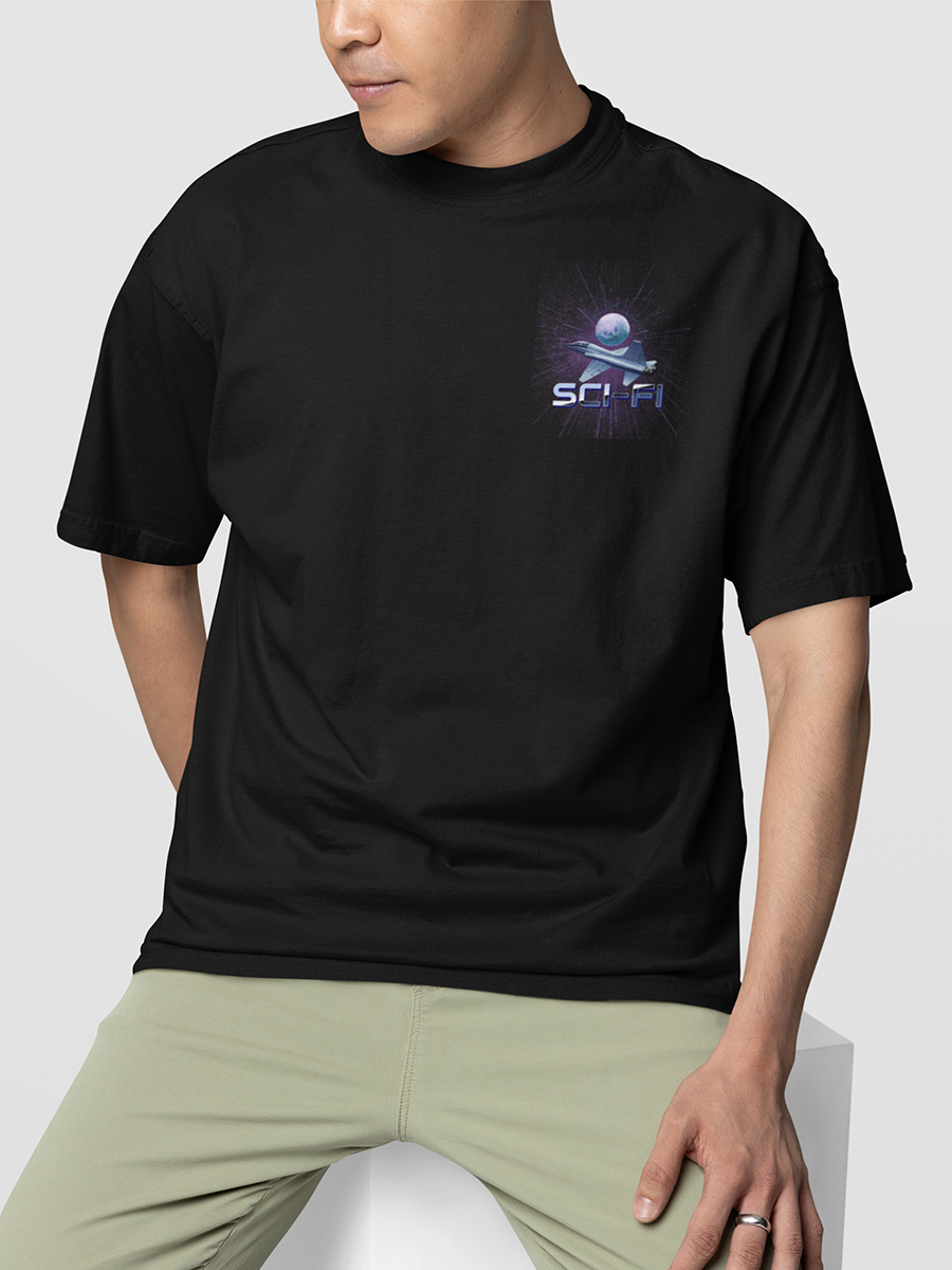 SCI-FI- UNISEX OVERSIZED T-SHIRT