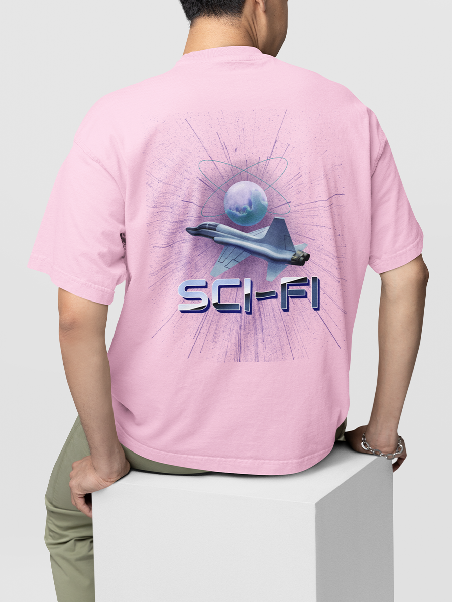 SCI-FI- UNISEX OVERSIZED T-SHIRT