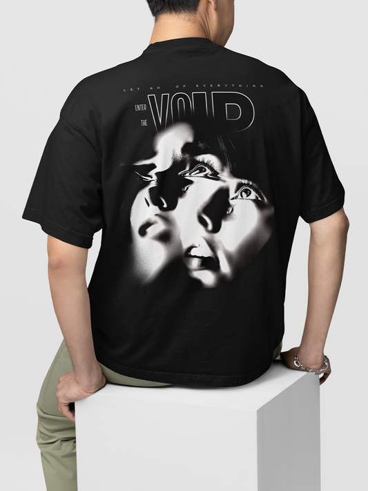 ENTER THE VOID- UNISEX OVERSIZED T-SHIRT BLACK