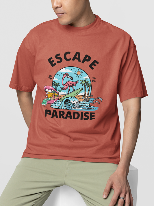 ESCAPE PARADISE- UNISEX OVERSIZED T-SHIRT