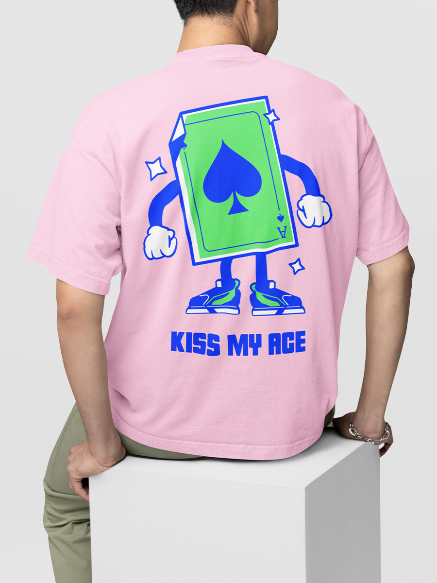 KISS MY ACE- UNISEX OVERSIZED T-SHIRT
