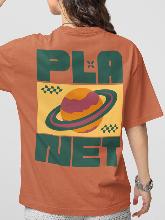 PLANET- WOMEN'S OVERSIZED T-SHIRT